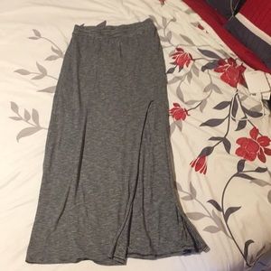 American Eagle Striped Maxi Skirt